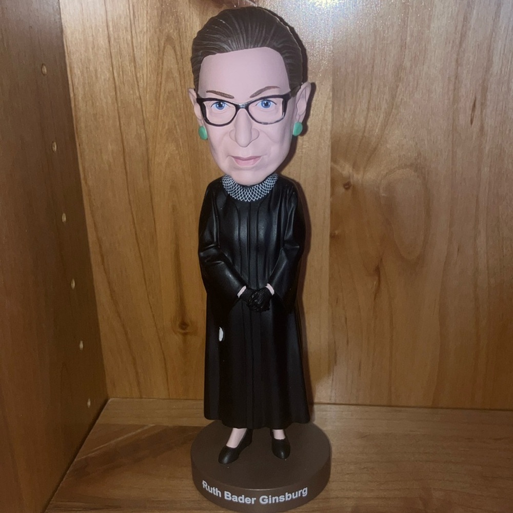Ruth Bader Ginsburg Bobblehead with Black Robe